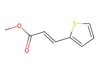 Methyl 3-(thiophen-2-yl)acrylate structure
