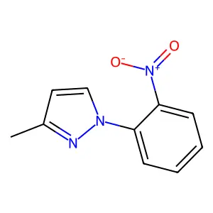 3-methyl-1-(2-nitrophenyl)-1H-pyrazole structure