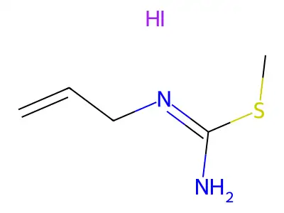 3-Allyl-2-methyl-2-thiopseudourea hydroiodide structure