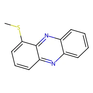 1-(Methylsulfanyl)phenazine structure