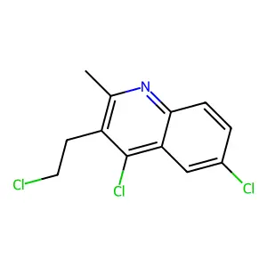 4,6-Dichloro-3-(2-chloroethyl)-2-methylquinoline structure