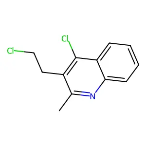 4-Chloro-3-(2-chloroethyl)-2-methylquinoline structure