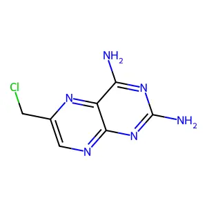 2,4-Diamino-6-chloromethylpteridine structure