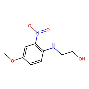 Ethanol, 2-((4-methoxy-2-nitrophenyl)amino)- structure