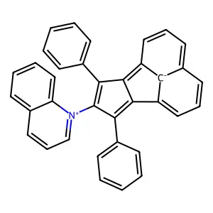 Cyclopenta-1,3-dienide, 1,4-diphenyl-5-quinolinium-2,3-(naphtha-1,8-diyl)-, inner salt structure