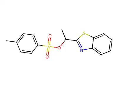 1-(1,3-Benzothiazol-2-yl)ethyl 4-methylbenzenesulfonate structure