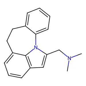 Indolo(1,7-ab)(1)benzazepine-1-methanamine, 6,7-dihydro-N,N-dimethyl- structure