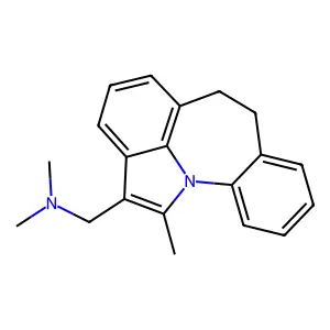 Indolo(1,7-ab)(1)benzazepine-2-methanamine, 6,7-dihydro-N,N,1-trimethyl- structure