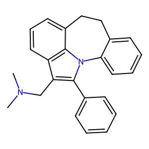 Indolo(1,7-ab)(1)benzazepine-2-methanamine, 6,7-dihydro-N,N-dimethyl-1-phenyl- structure