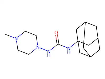 1-(1-Adamantyl)-3-(4-methylpiperazin-1-yl)urea structure