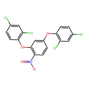 Benzene, 2,4-bis(2,4-dichlorophenoxy)-1-nitro- structure