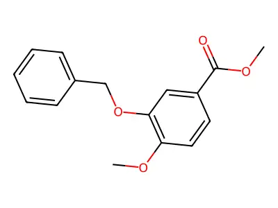 Methyl 3-(benzyloxy)-4-methoxybenzoate structure
