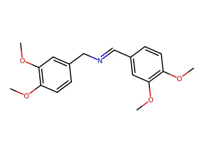 1-(3,4-dimethoxyphenyl)-N-[(3,4-dimethoxyphenyl)methyl]methanimine structure