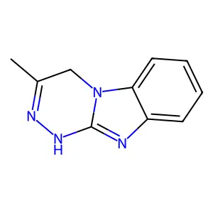 3-Methyl-dihydro-1,2,4-triazino-[1,2-a]-benzimidazole structure