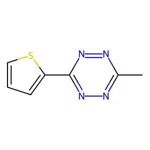 3-Methyl-6-(2-thienyl)-1,2,4,5-tetrazine structure