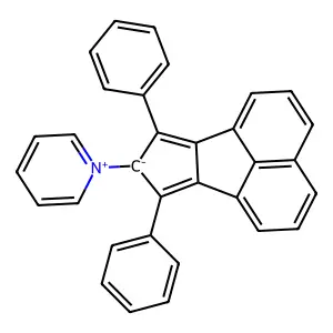 Cyclopenta-1,3-dienide, 4-diphenyl-5-pyridinium-2,3-(naphtha-1,8-diyl)-, inner salt structure