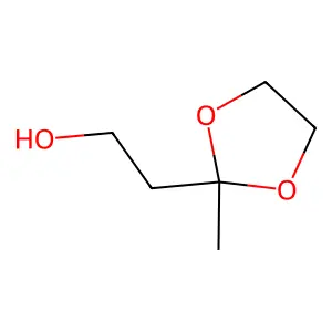 1,3-Dioxolane-2-ethanol, 2-methyl- structure