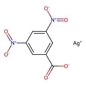 3,5-二硝基苯甲酸银(I)盐(1:1) structure
