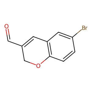 6-溴-2H-1-苯并吡喃-3-甲醛 structure