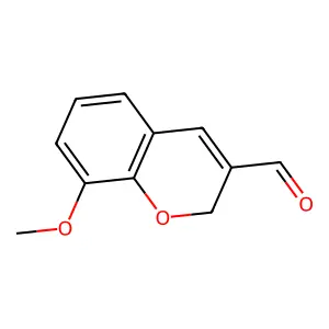 8-甲氧基-2H-1-苯并吡喃-3-甲醛 structure