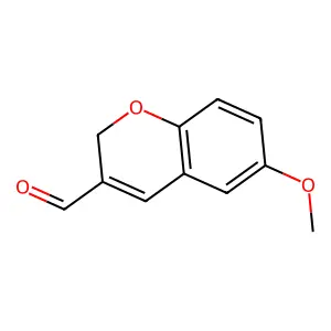6-甲氧基-2H-1-苯并吡喃-3-甲醛 structure