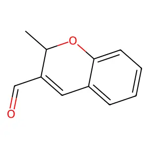 2-甲基-2H-1-苯并吡喃-3-甲醛 structure