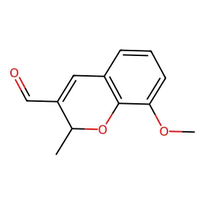 8-甲氧基-2-甲基-2H-1-苯并吡喃-3-甲醛 structure