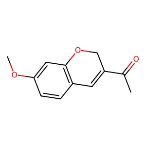 1-(7-Methoxy-2H-1-benzopyran-3-yl)ethanone structure