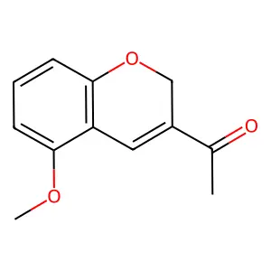 2H-1-Benzopyran, 3-acetyl-5-methoxy- structure