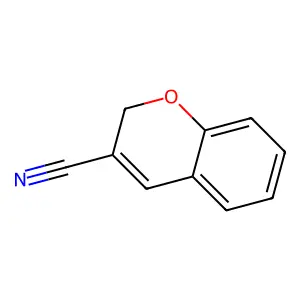 2H-1-苯并吡喃-3-甲腈 structure