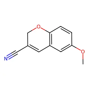 6-methoxy-2H-chromene-3-carbonitrile structure