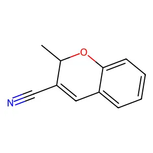 2-甲基-2H-1-苯并吡喃-3-甲腈 structure