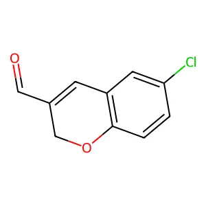 6-氯-2H-1-苯并吡喃-3-甲醛 structure