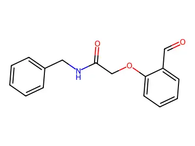N-benzyl-2-(2-formylphenoxy)acetamide structure