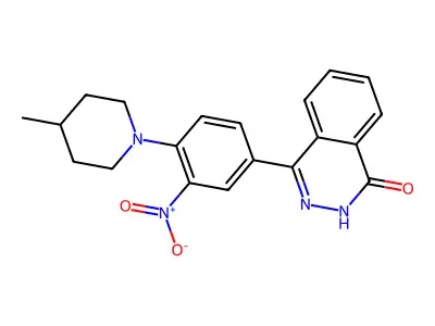 4-[4-(4-Methylpiperidin-1-yl)-3-nitrophenyl]-1,2-dihydrophthalazin-1-one structure