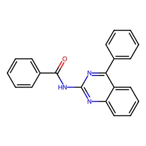 N-(4-phenylquinazolin-2-yl)benzamide structure