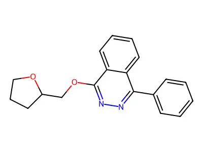 1-(Oxolan-2-ylmethoxy)-4-phenylphthalazine structure