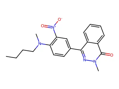 4-(4-(Butylmethylamino)-3-nitrophenyl)-2-methyl-1(2H)-phthalazinone structure