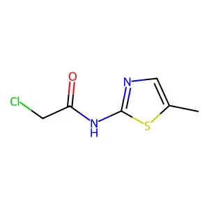 2-Chloro-N-(5-methyl-thiazol-2-yl)-acetamide structure