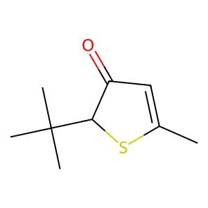 3(2H)-Thiophenone, 2-(1,1-dimethylethyl)-5-methyl- structure