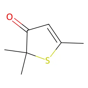 3(2H)-Thiophenone, 2,2,5-trimethyl- structure