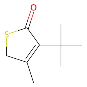 2(5H)-Thiophenone, 3-(1,1-dimethylethyl)-5-methyl- structure