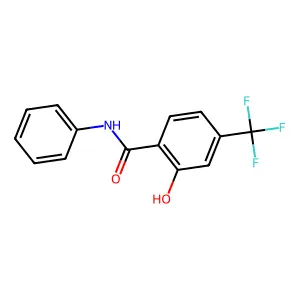 2-hydroxy-N-phenyl-4-(trifluoromethyl)benzamide structure