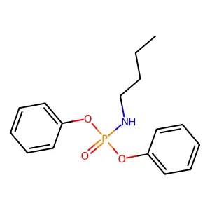 N-diphenoxyphosphorylbutan-1-amine structure