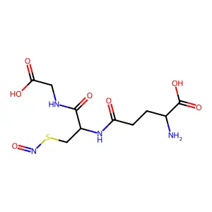 S-亚硝基谷胱甘肽 structure