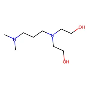 Ethanol, 2,2'-((3-(dimethylamino)propyl)imino)bis- structure