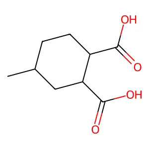 4-Methylhexahydrophthalic acid structure