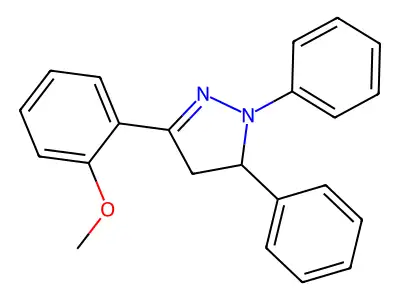 3-(2-Methoxyphenyl)-1,5-diphenyl-4,5-dihydro-1H-pyrazole structure