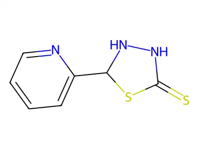 5-Pyridin-2-YL-4,5-dihydro-1,3,4-thiadiazole-2-thiol structure