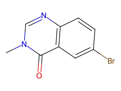 6-Bromo-3-methyl-3,4-dihydroquinazolin-4-one structure